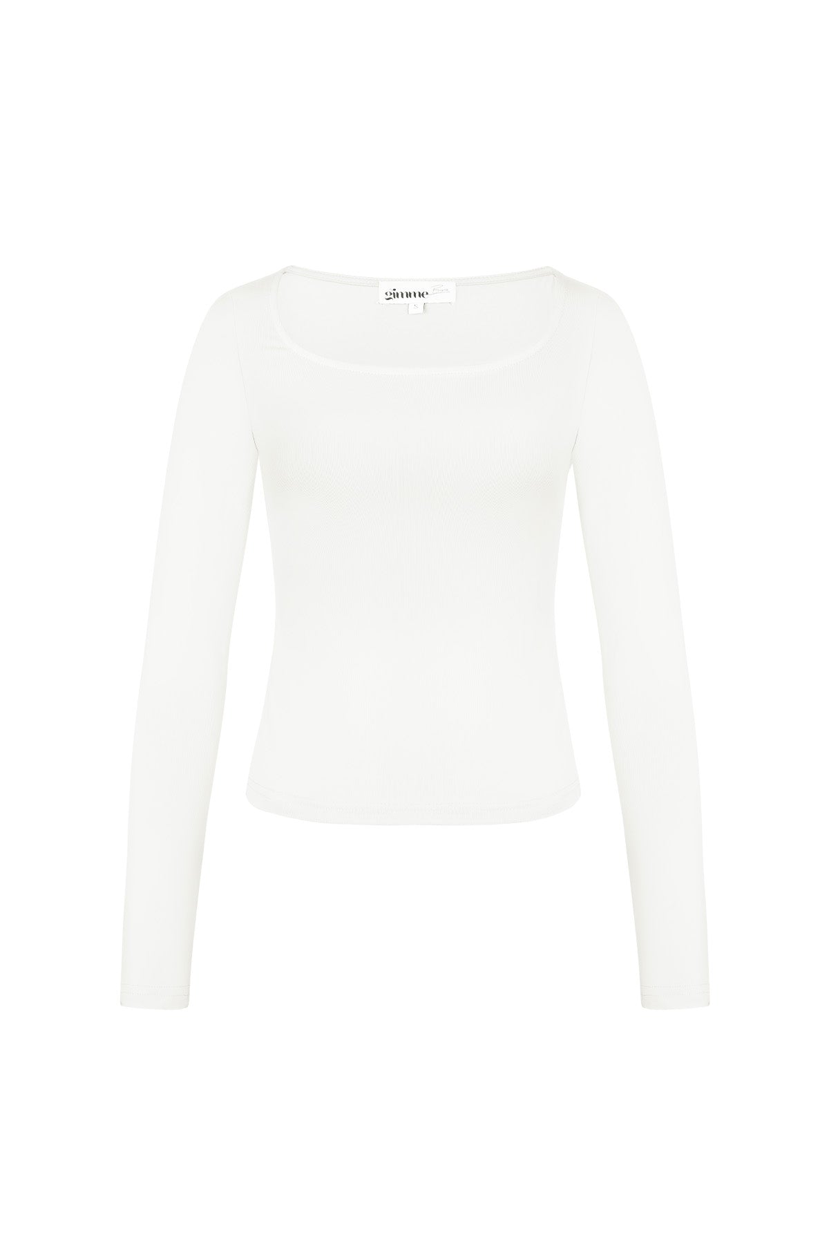 Women's square neck fitted crop top