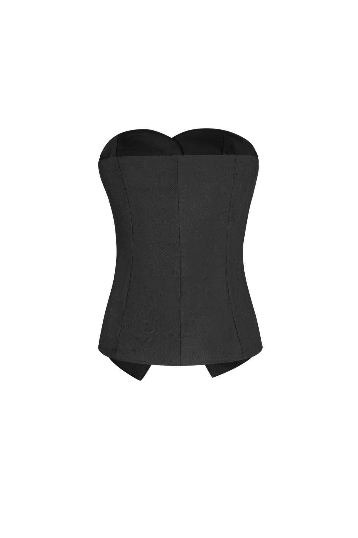 Top sans manches pour femme avec boutonnage et coupe structurée – photo 8