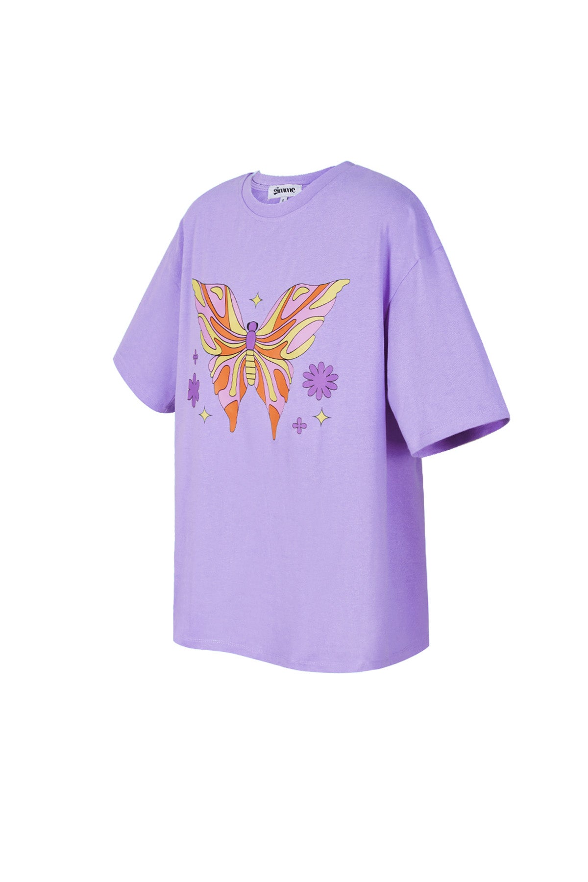Women's T-shirt with butterfly print and oversized fit – image 5