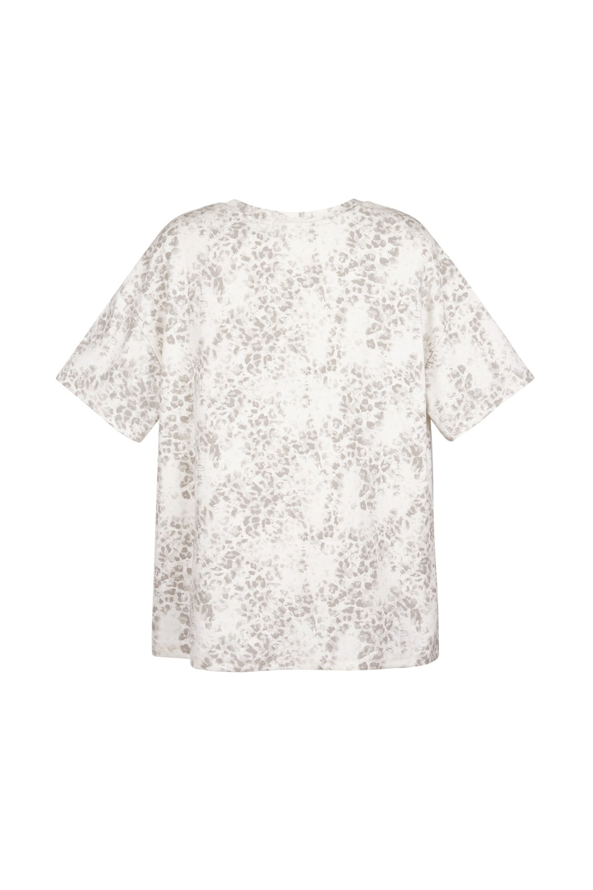 T-shirt pour femme à imprimé léopard et coupe oversize – photo 8