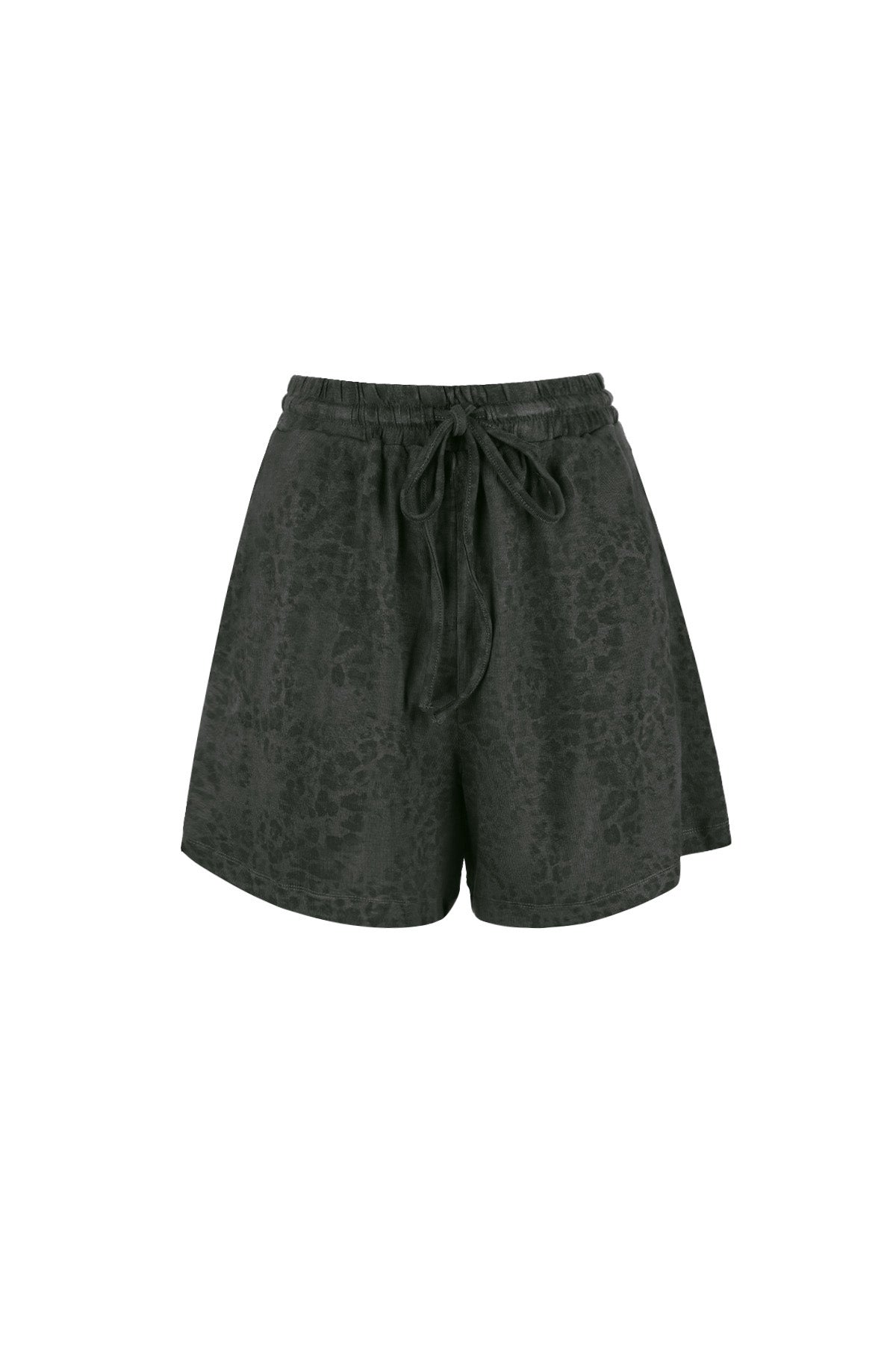 Short pour femme avec taille élastique et cordon de serrage