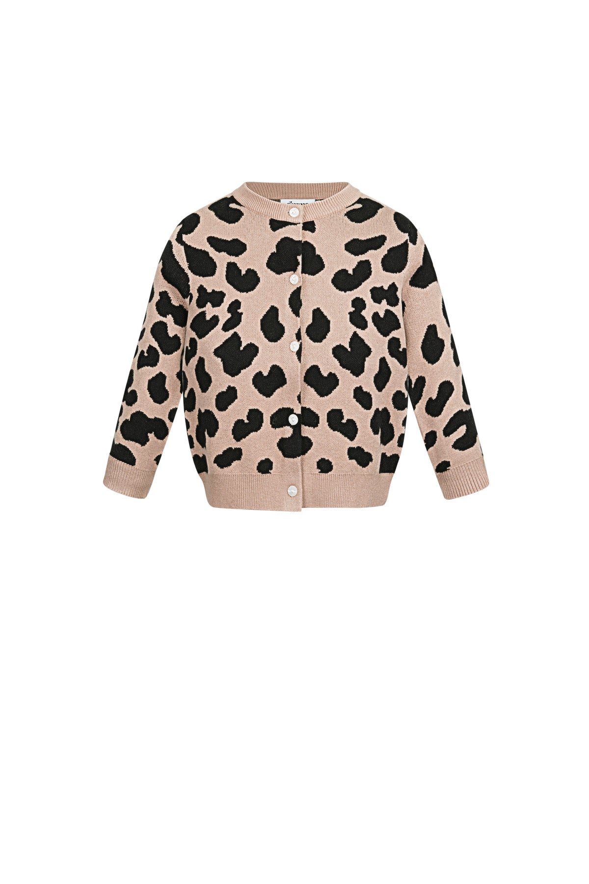 Gilet tricoté pour femme avec imprimé léopard