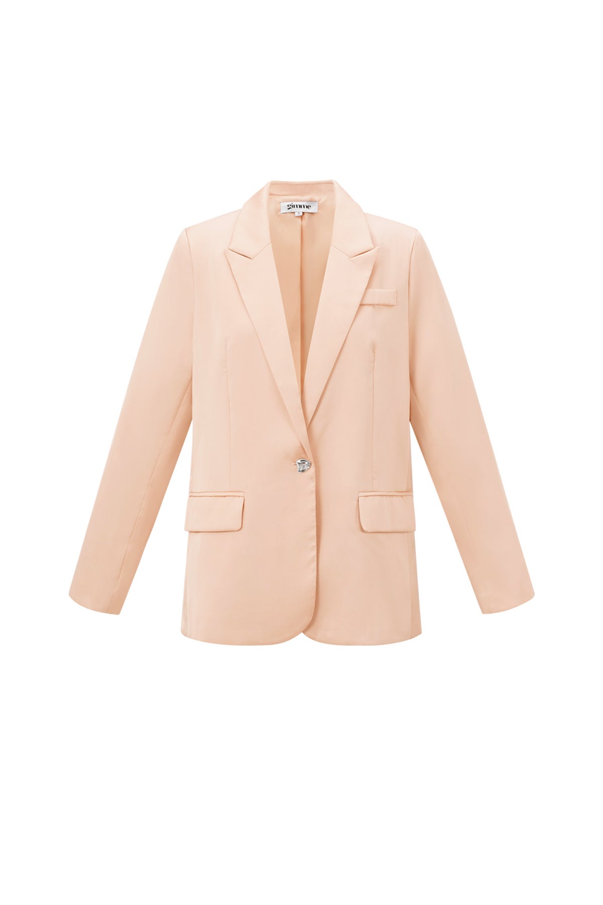 Blazer femme aspect satin