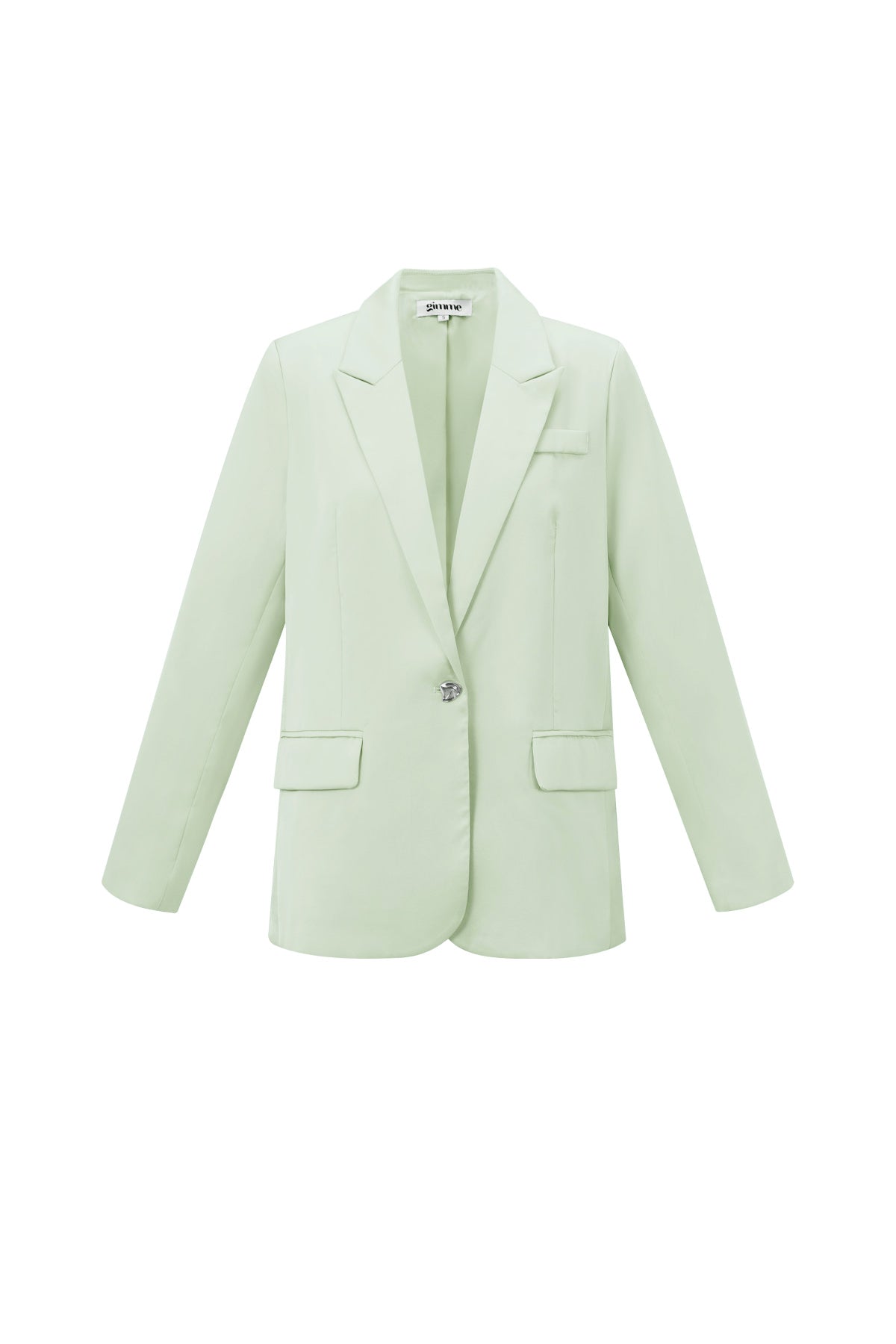Blazer femme aspect satin