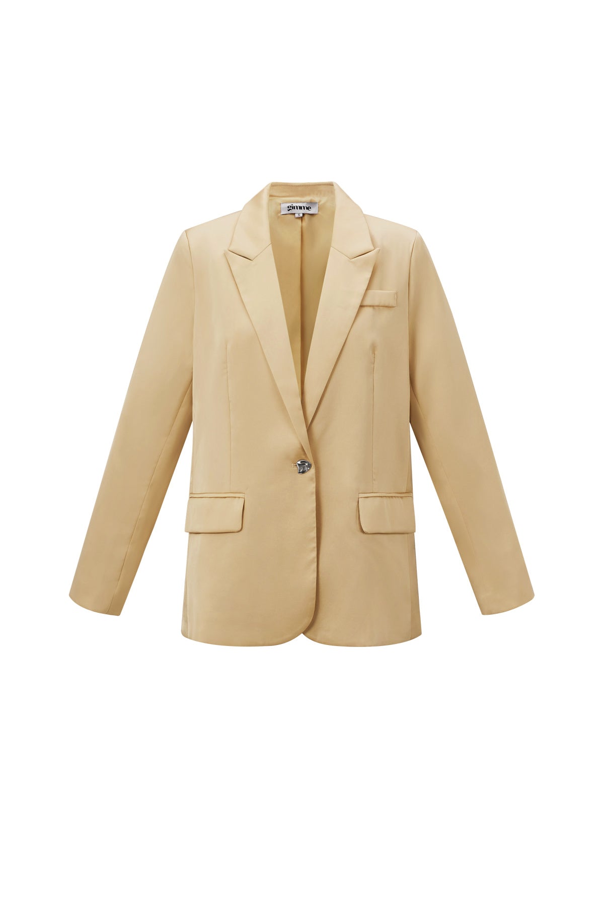 Blazer femme aspect satin