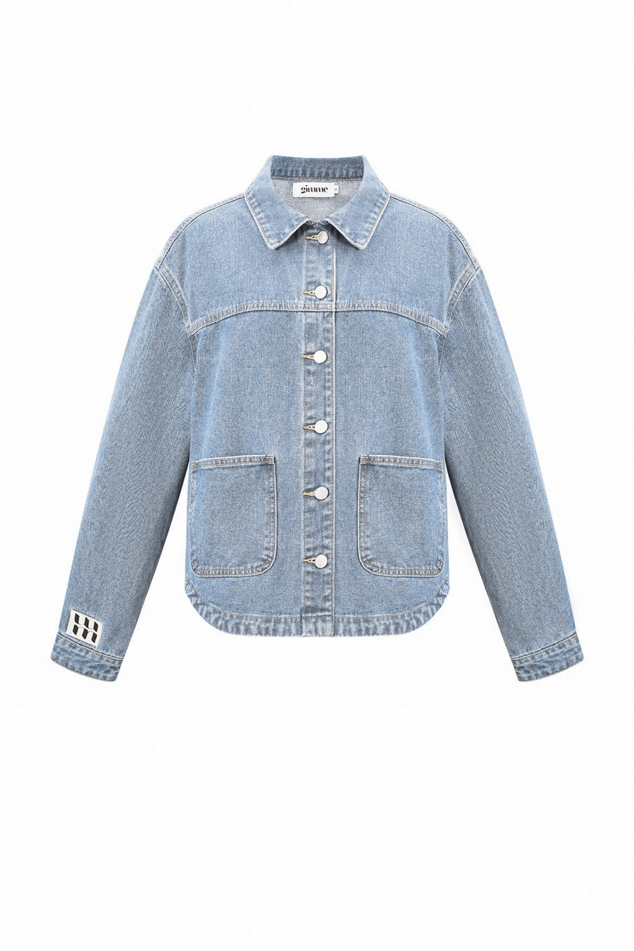 Veste en jean pour femmes avec détails appliqués