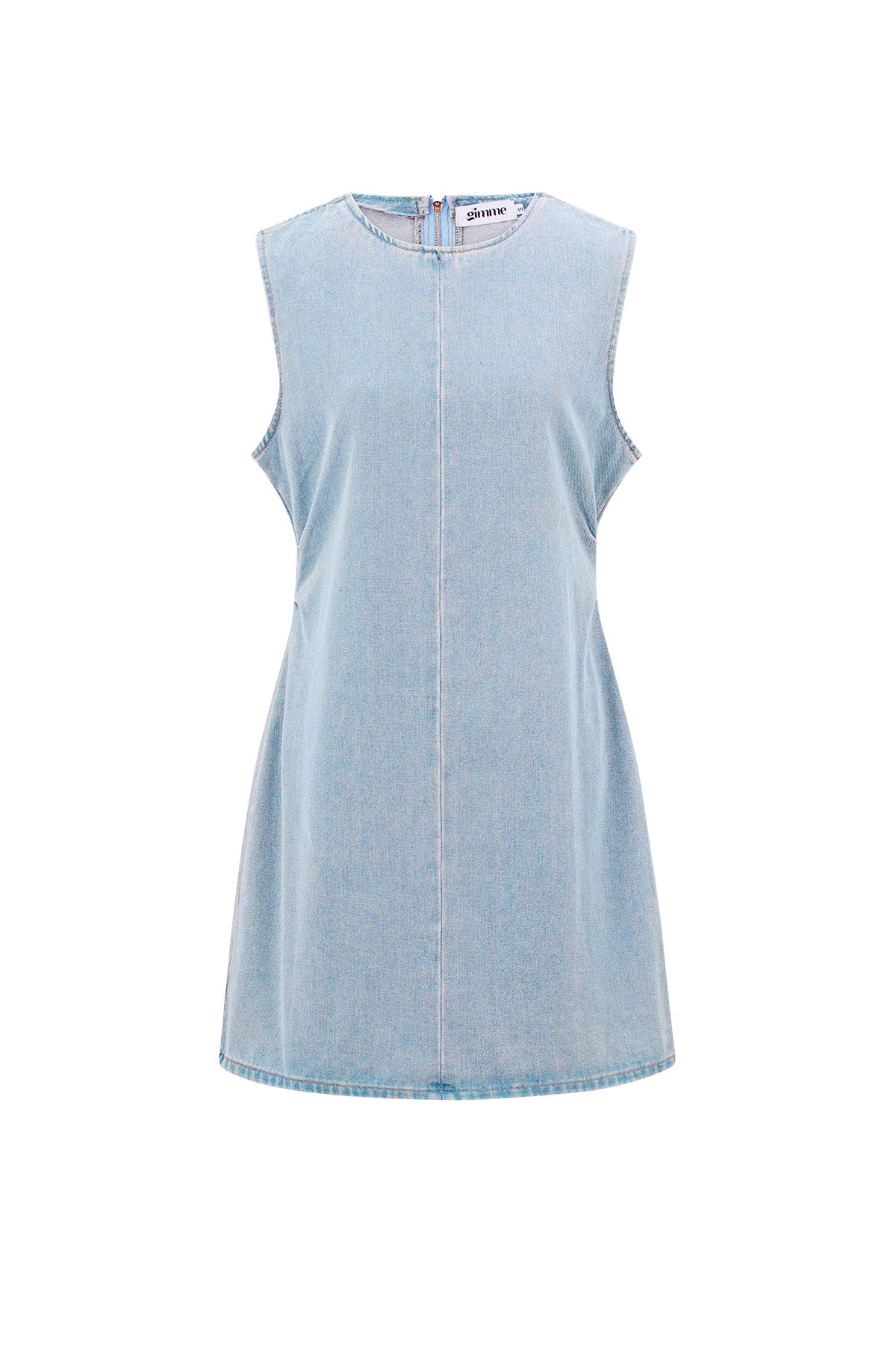 Women's mini dress with a slim fit and sleeveless design