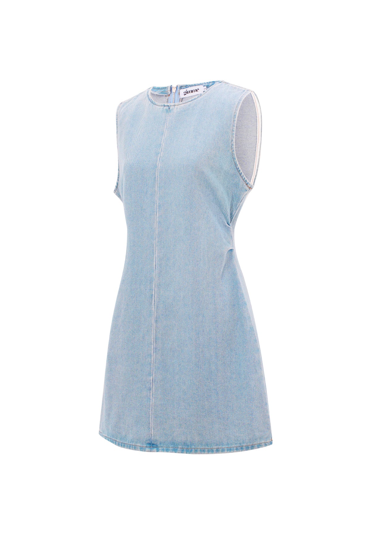 Mini-robe moulante sans manches pour femme – photo 9