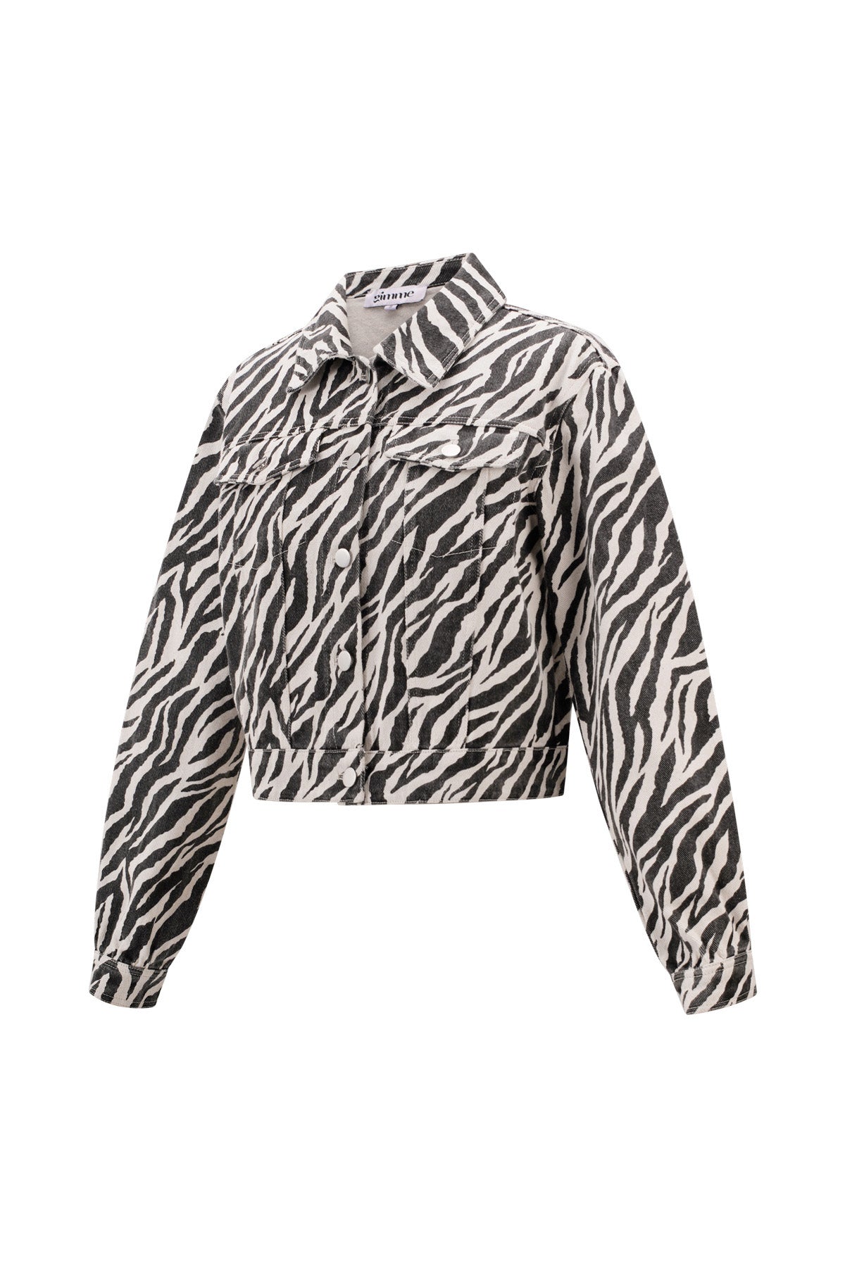 Veste pour femme imprimée animal – noire – photo 9