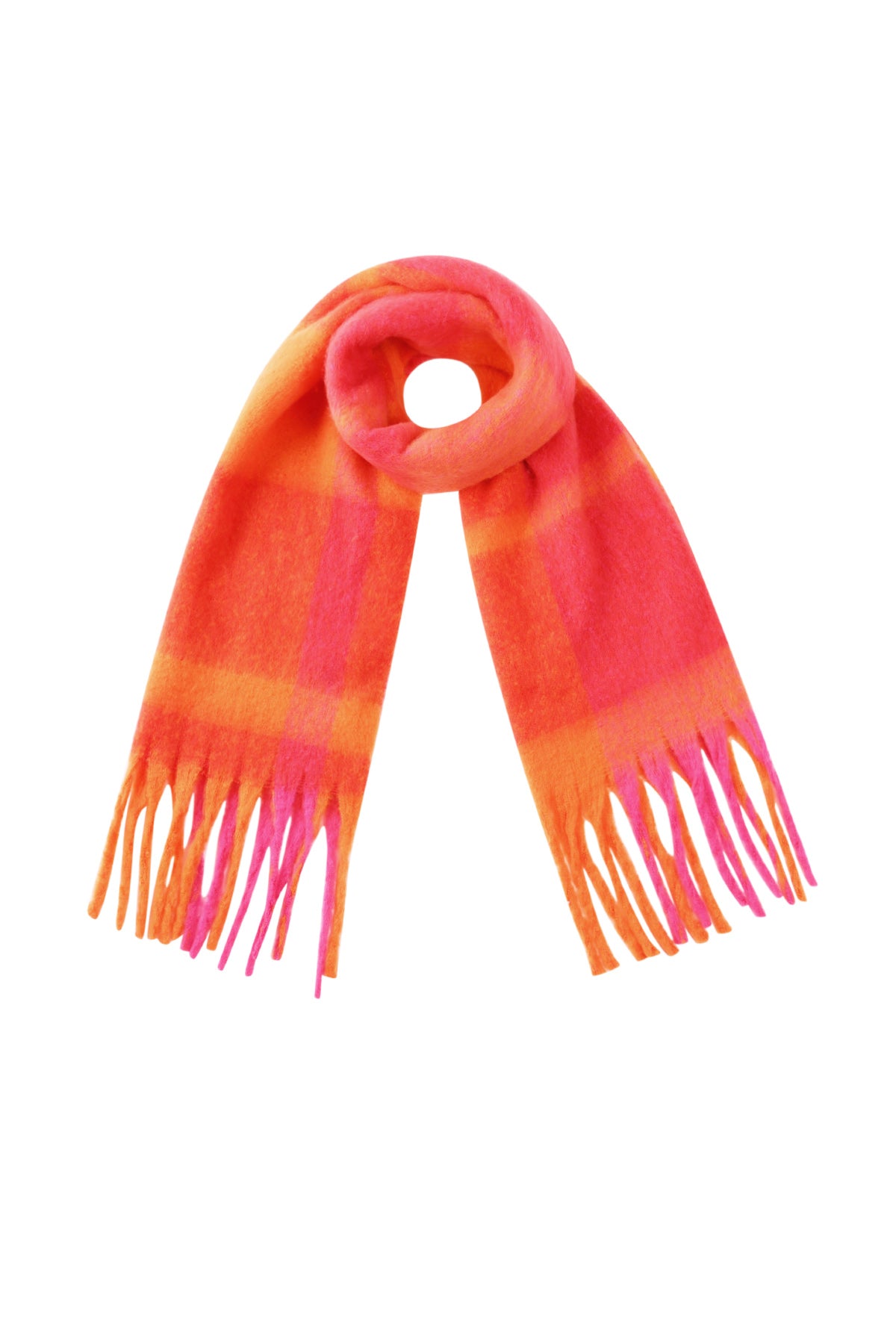 Écharpe d'hiver 100 % polyester pour femme à motif écossais – plusieurs coloris