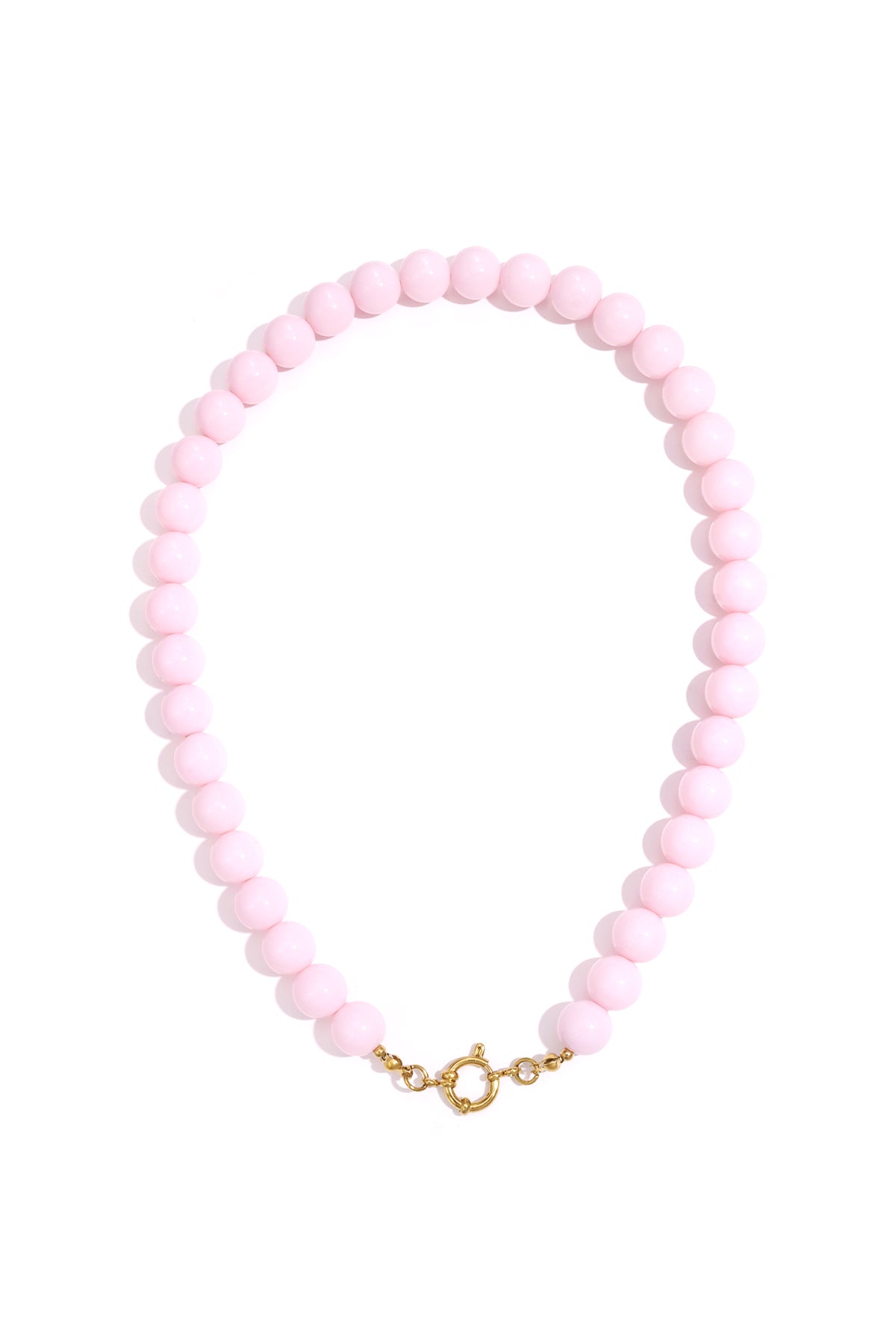Collier de perles en résine pour femme – multicolore – créatif