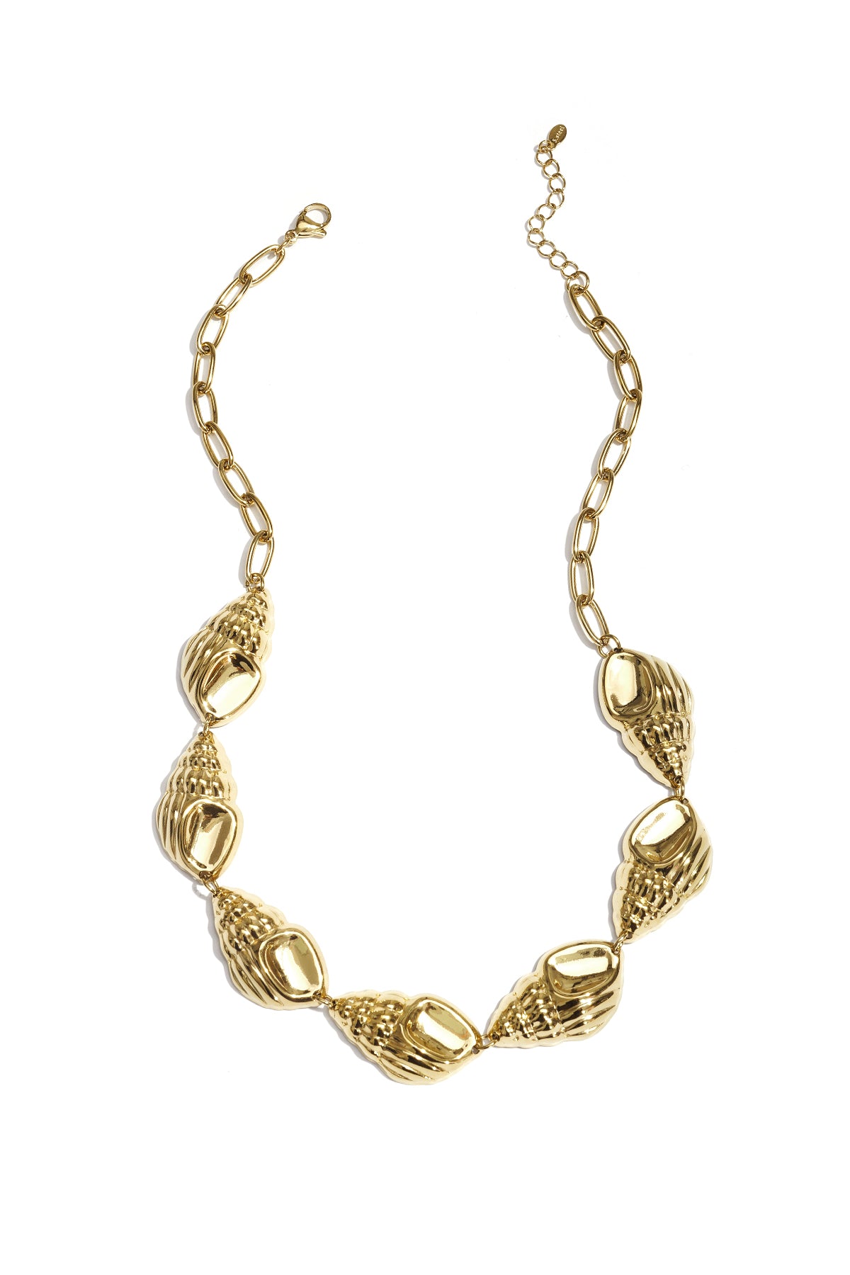 Statement ketting met grote schelpen