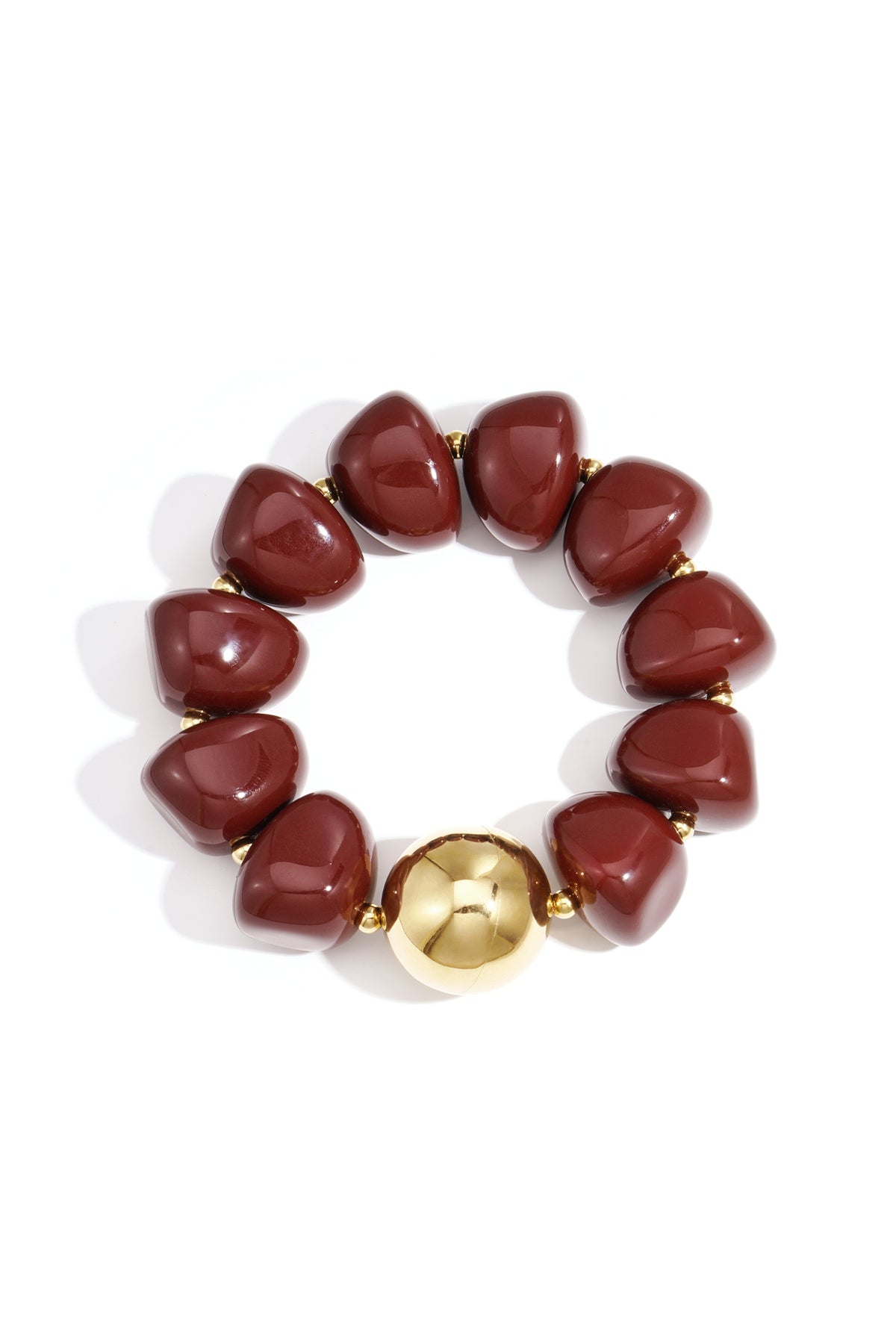 Bracelet en perles pour femme en acrylique – plusieurs couleurs – rétro