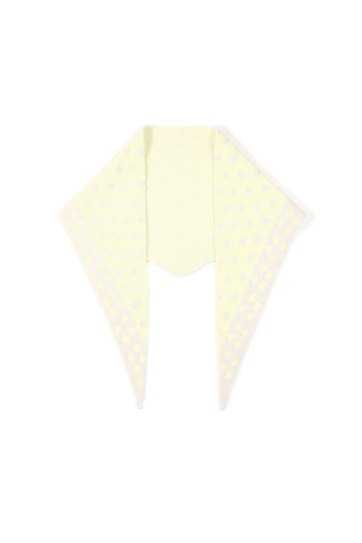 Summer scarf for women with dots – orange and pink – casual