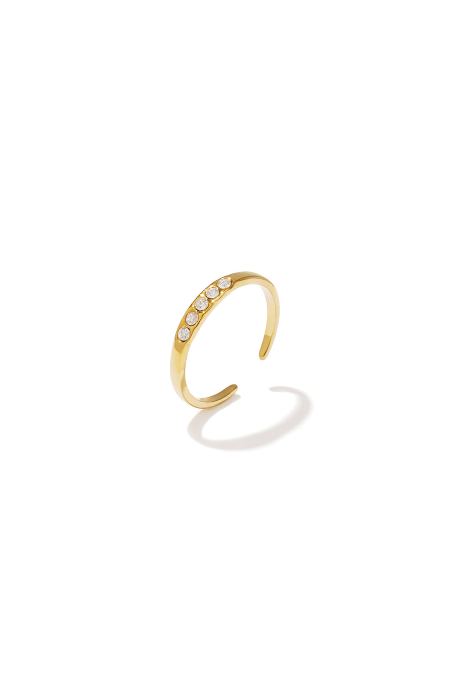Bague minimaliste pour femme en acier inoxydable avec forme ronde – plusieurs couleurs