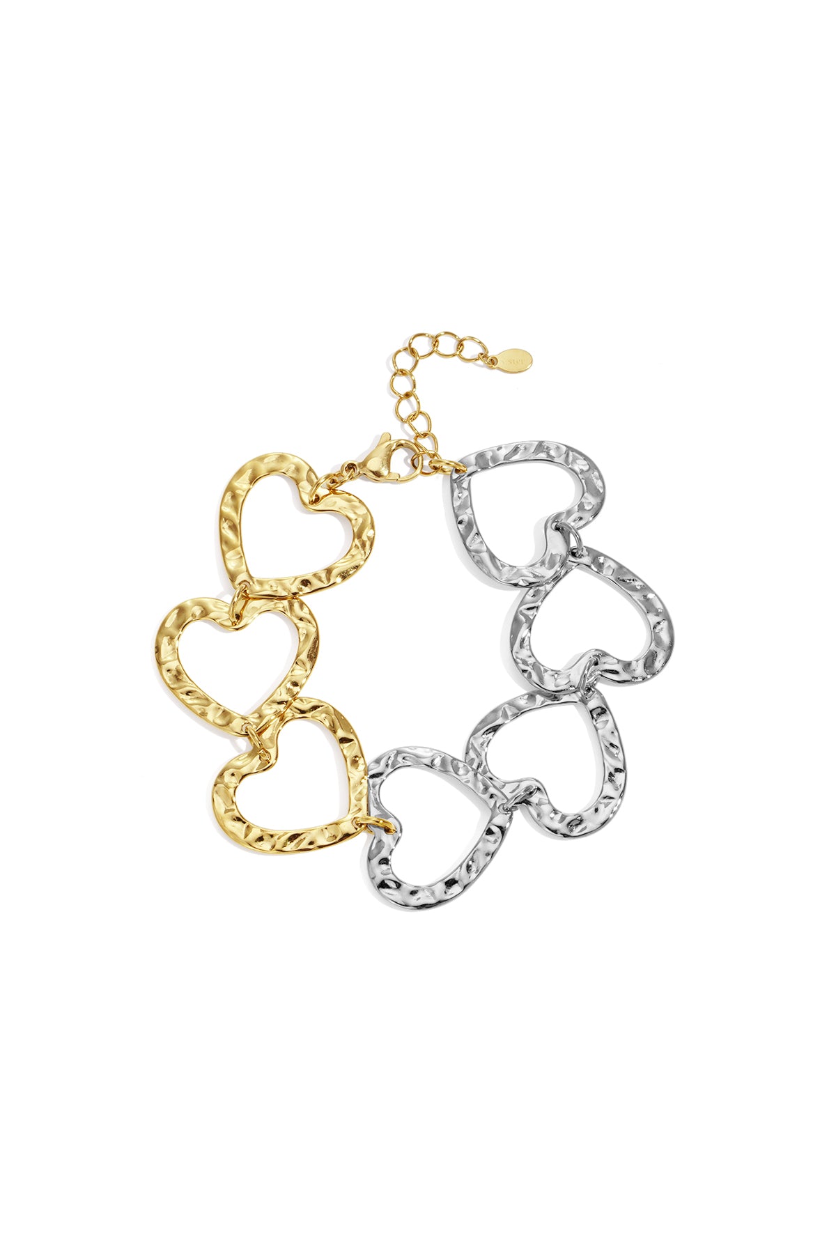 Gold and silver-coloured