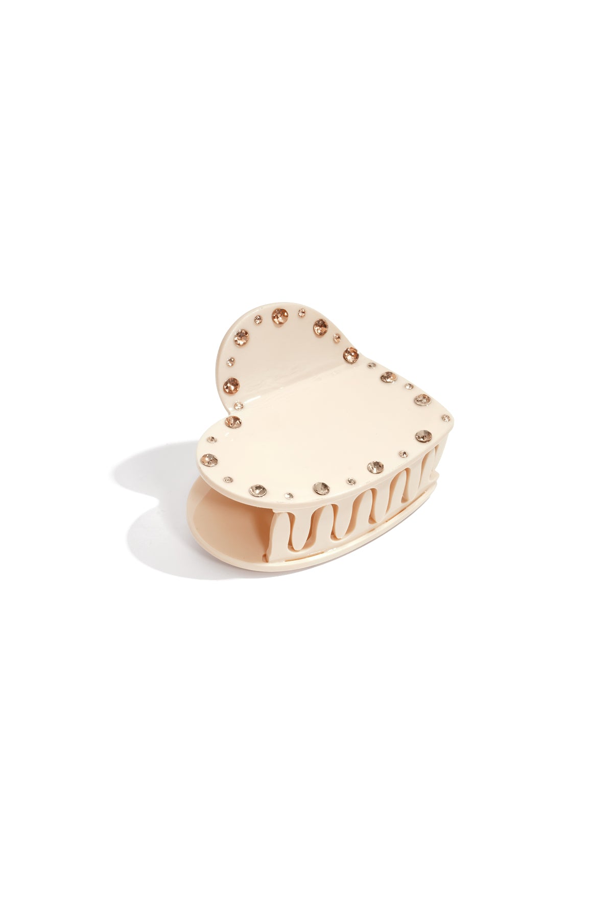Acetate Heart Hair Clip – Multiple Colors – Casual