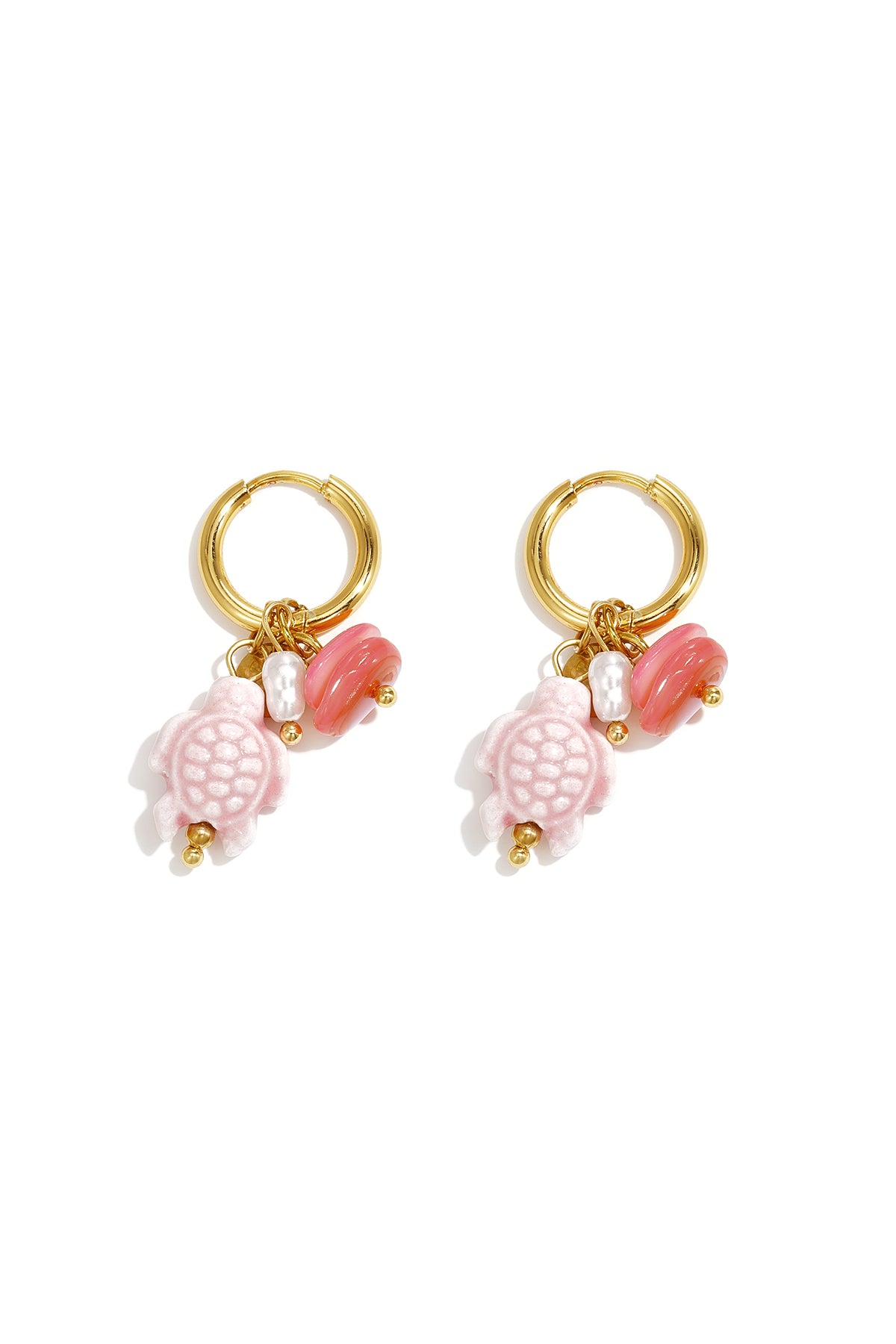Boucles d'oreilles pendantes en acier inoxydable pour femmes, forme organique, motif animal