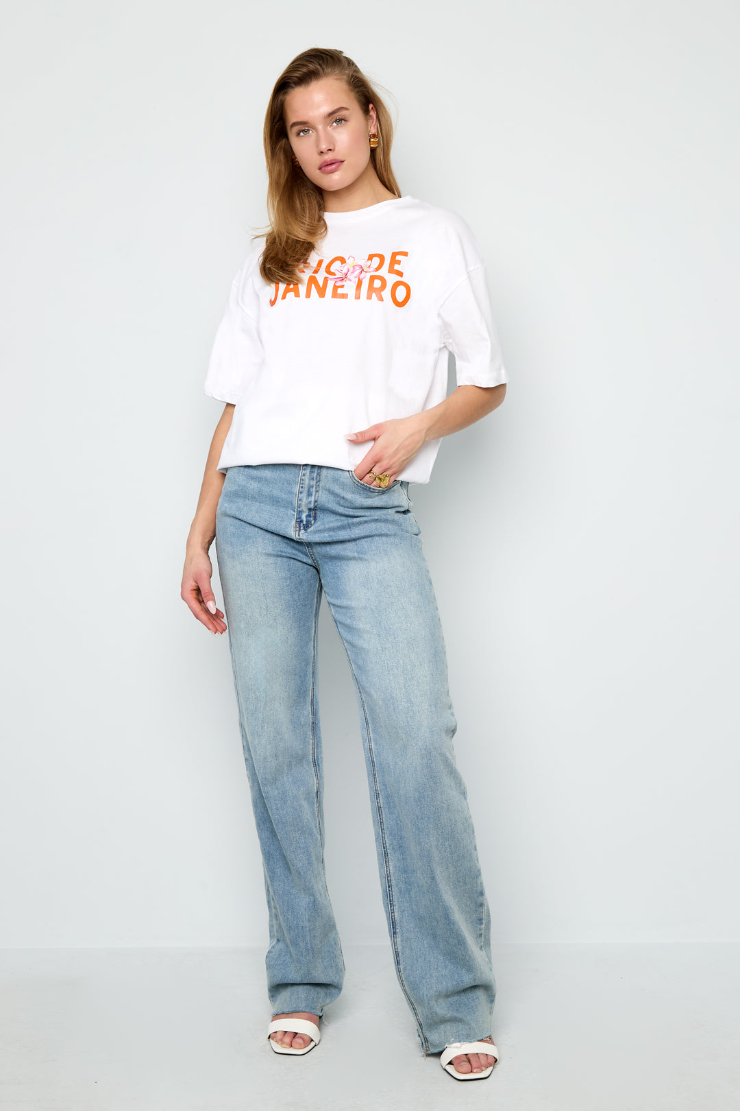 Dames Rio de Janeiro T-shirt van katoen – productfoto 3