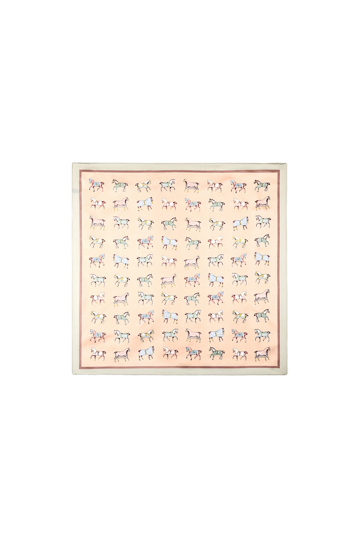 Écharpe d'été en polyester à motif animalier pour femme – rose clair et jaune