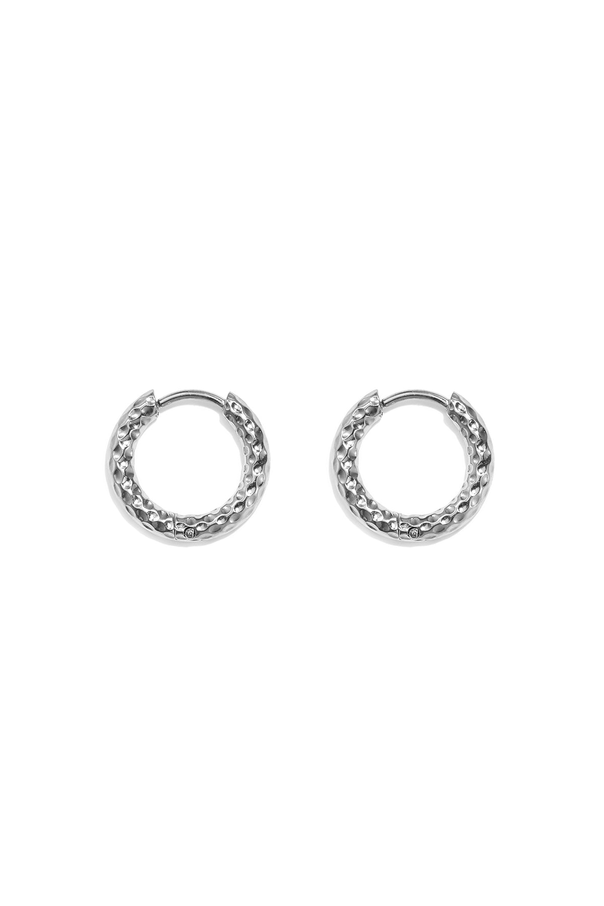 Round Stainless Steel Hoop Earrings for Women – Gold and Silver Tone