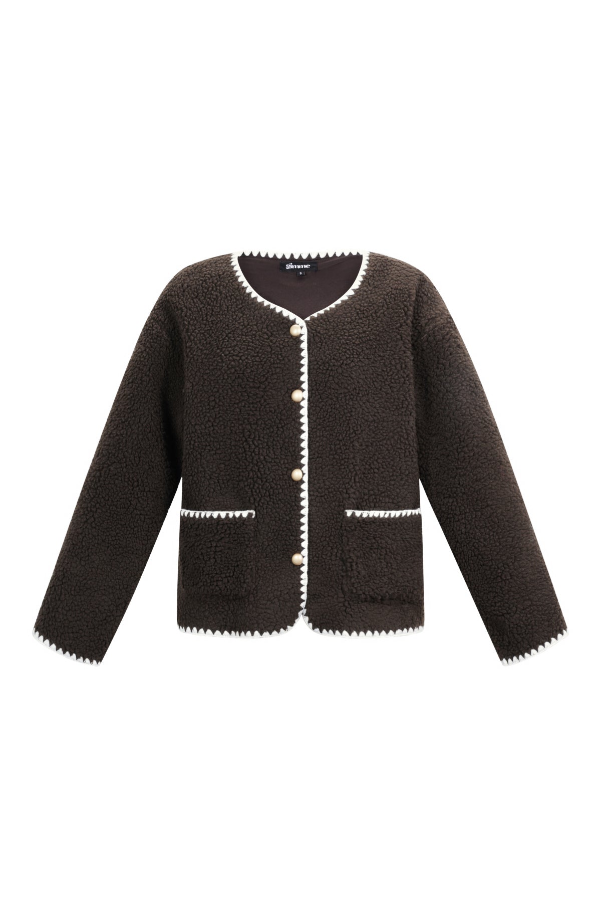 Dames Zoe jacket van polyester met kleurcontrast – productfoto 8