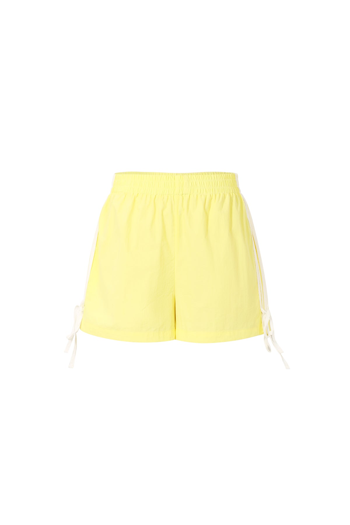Dames sportieve gestreepte shorts