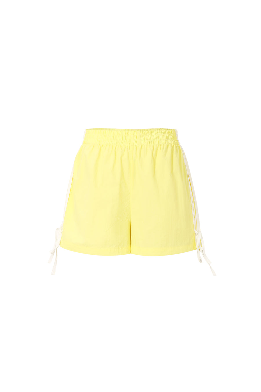 Dames sportieve gestreepte shorts