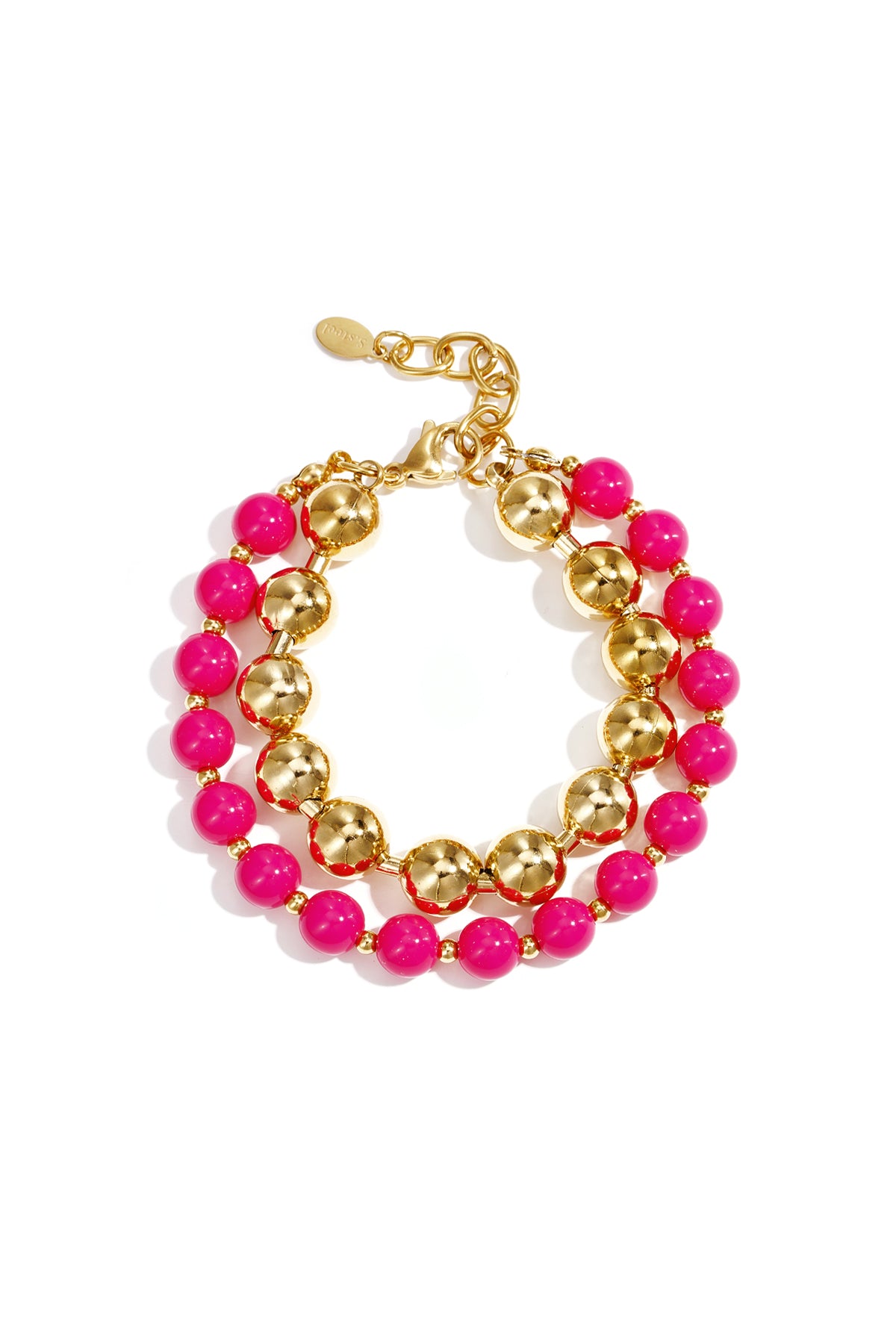 Stainless Steel Beaded Bracelet for Women – Multiple Colours