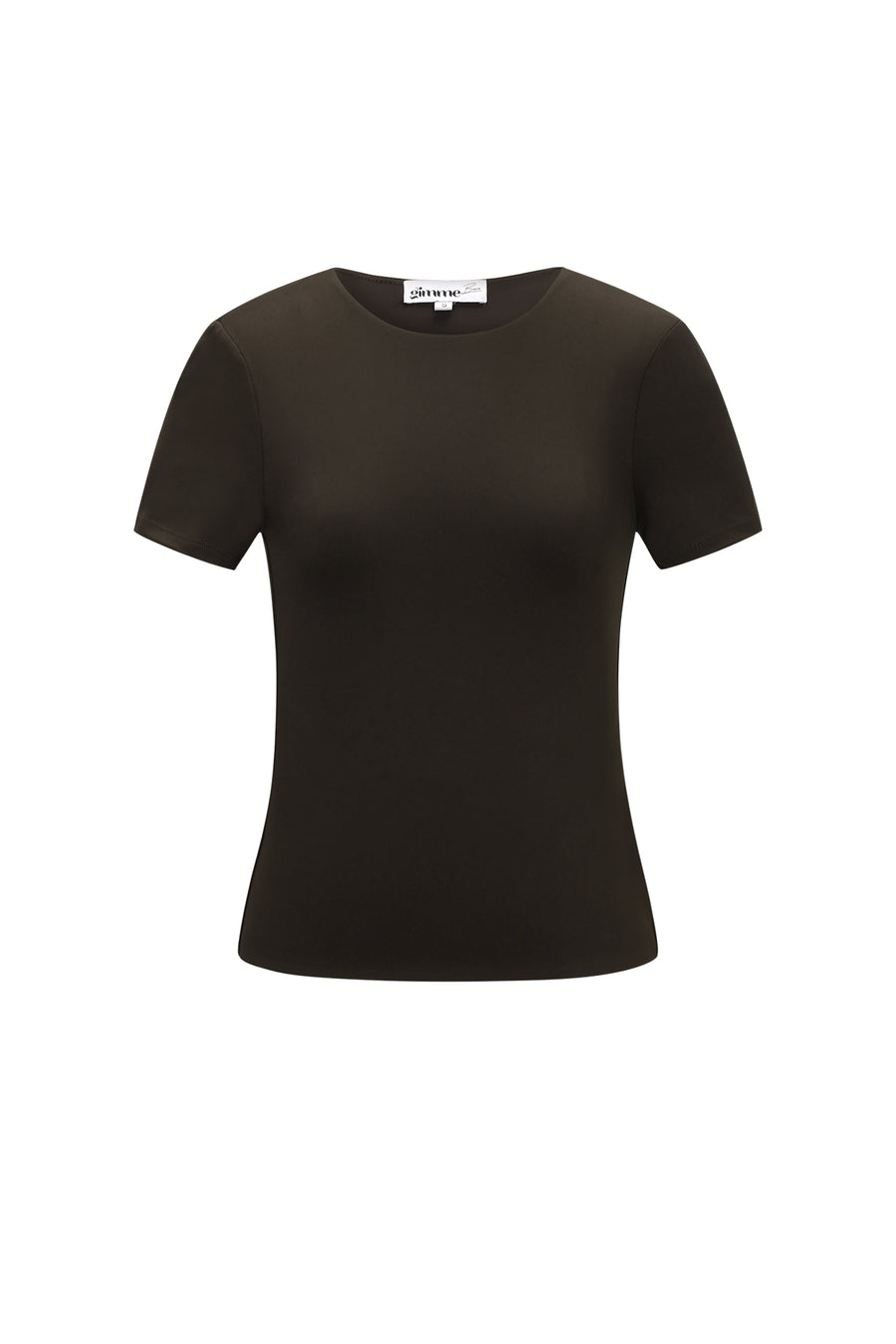 Dames basic T-shirt van nylon