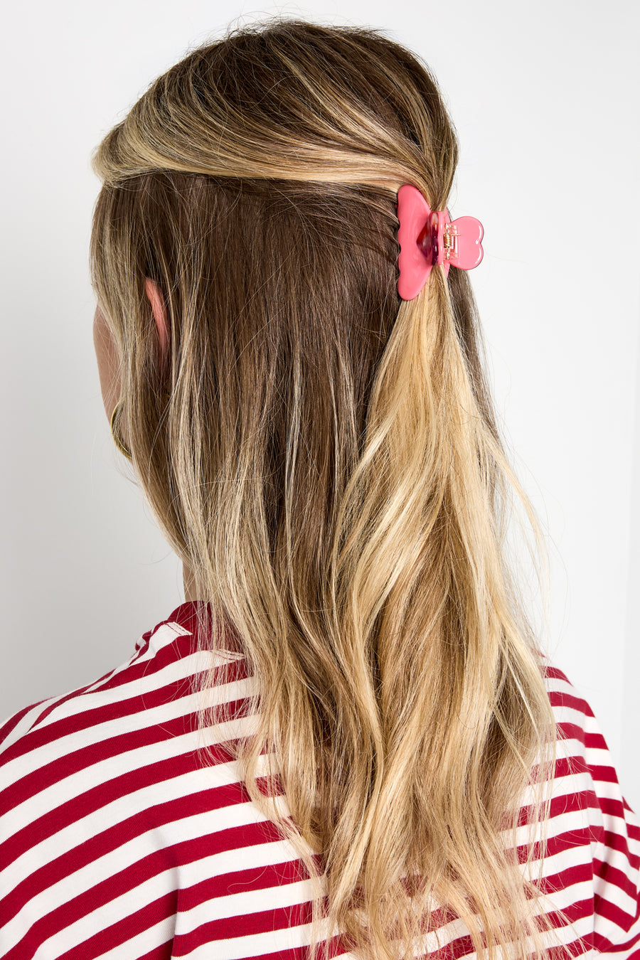 Pince à cheveux en acétate en forme de cœur – plusieurs couleurs – décontracté