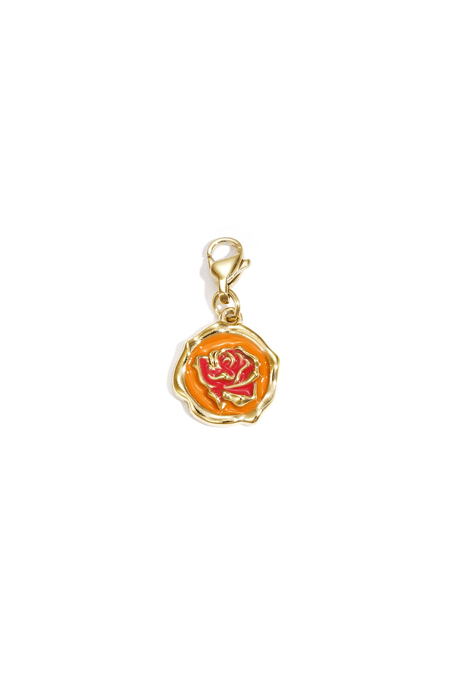 Composant de bijou en acier inoxydable avec motif floral – plusieurs couleurs