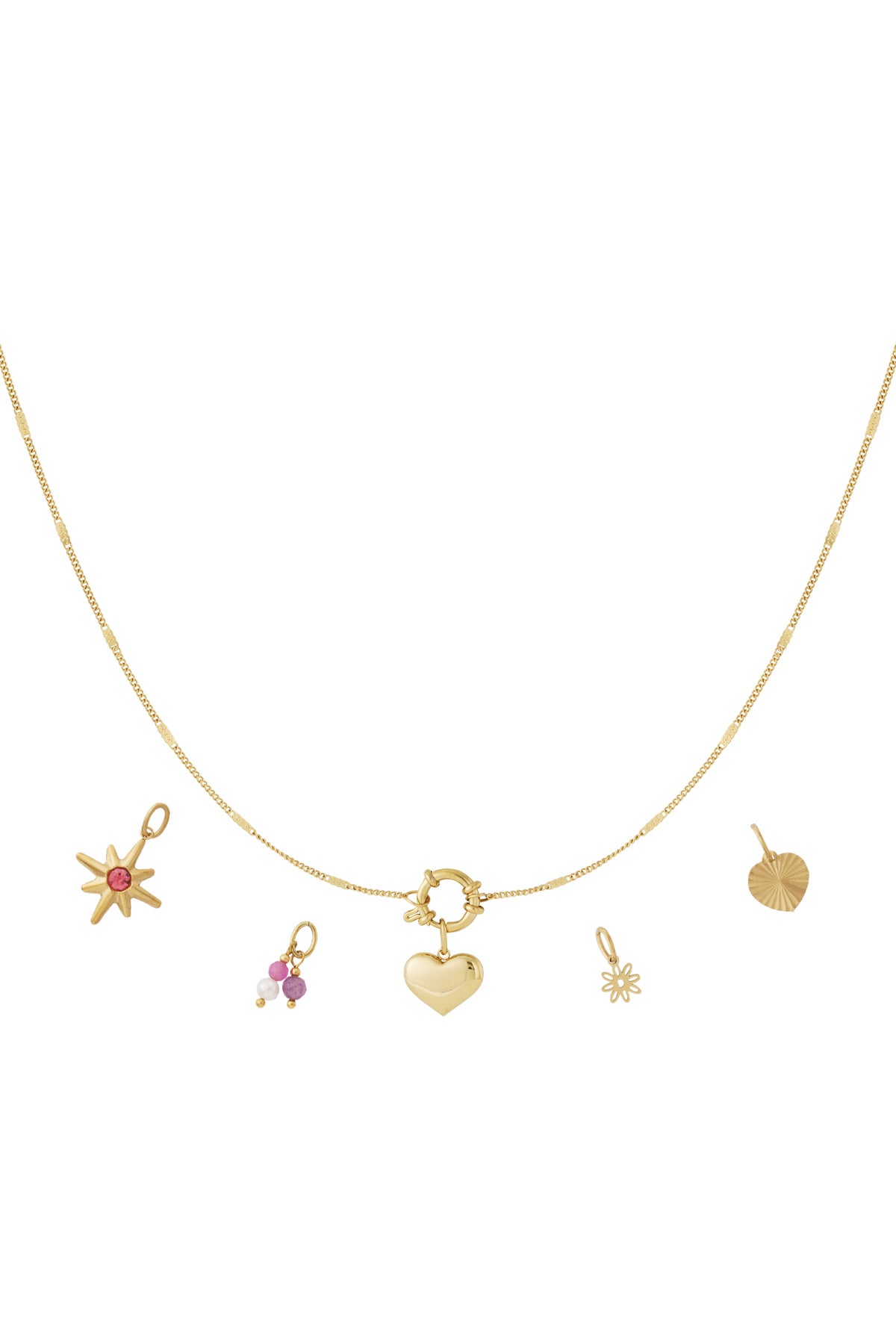 Mini hartje DIY ketting