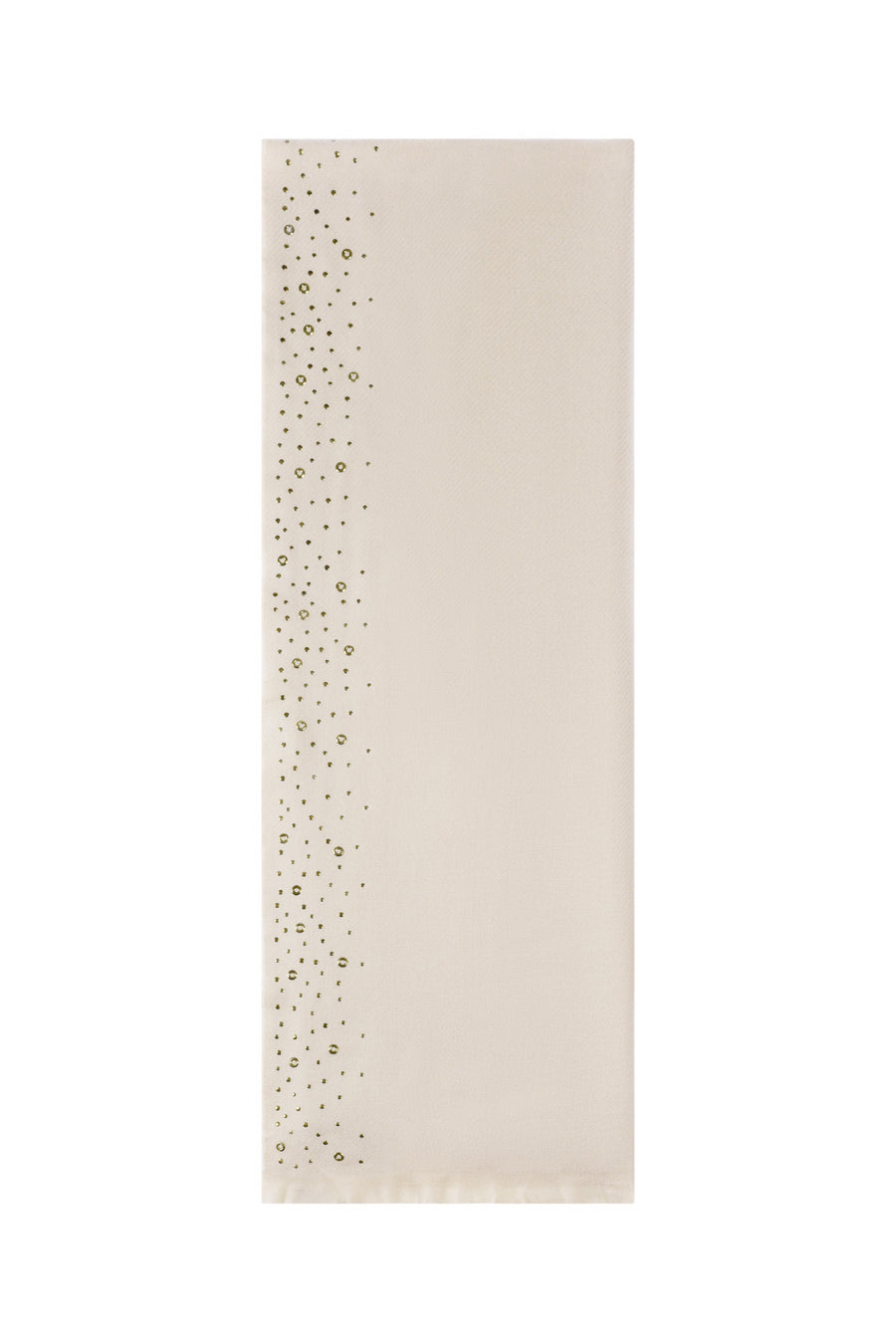 Écharpe d'hiver pour femmes 100 % polyester avec motif uni – noir