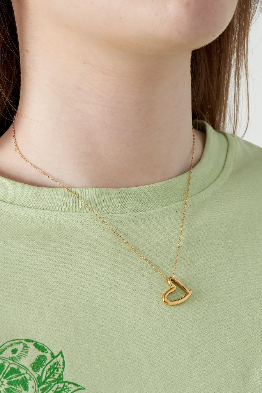 Mini hart ketting