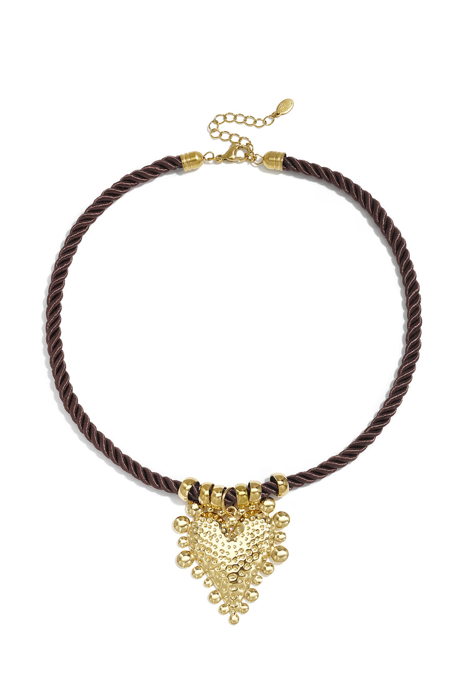 Gevlochten roestvrijstalen ketting met hartje, eenvoudige dagelijkse serie, dames sieraden