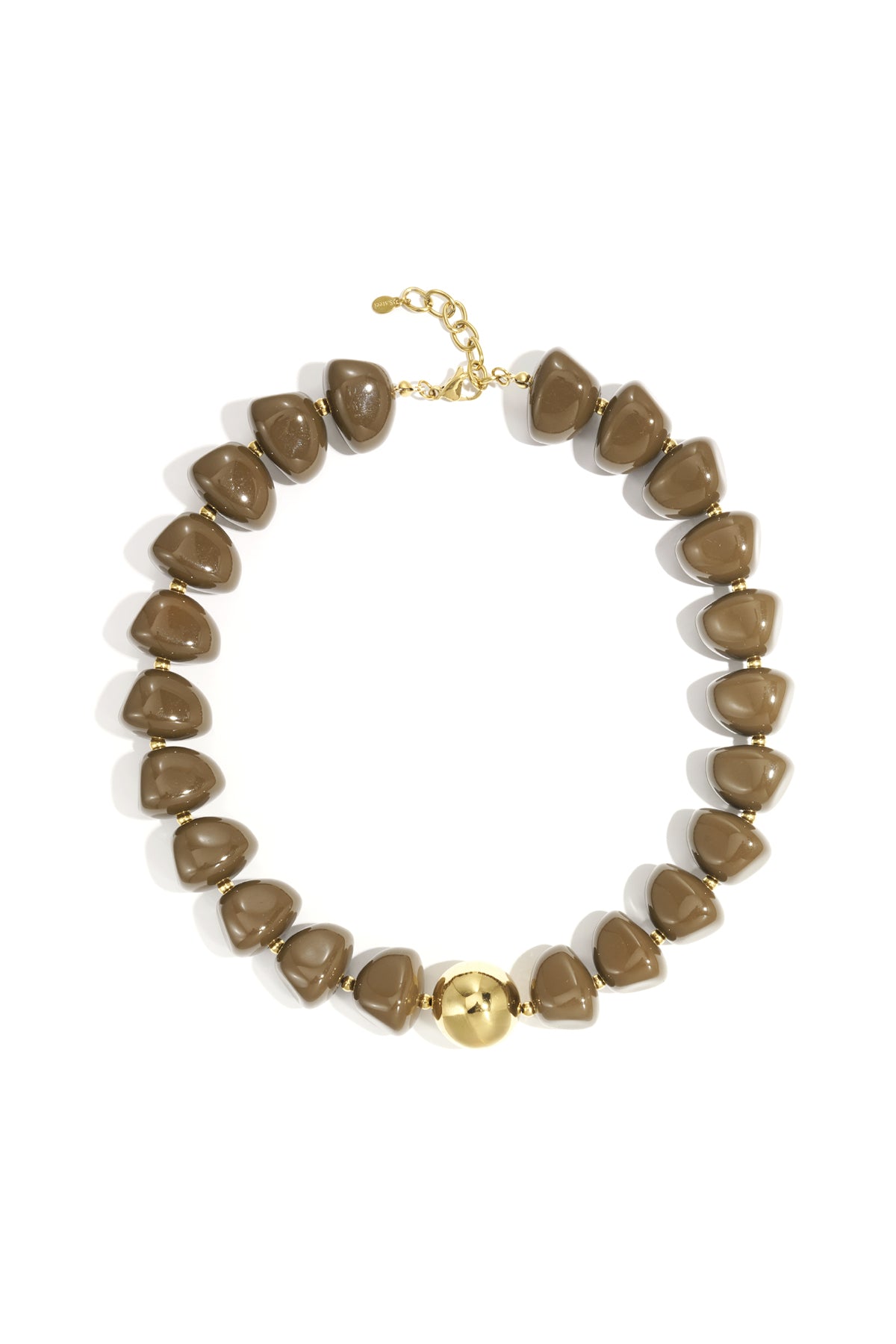 Collier de perles en acrylique pour femme – multicolore – rétro