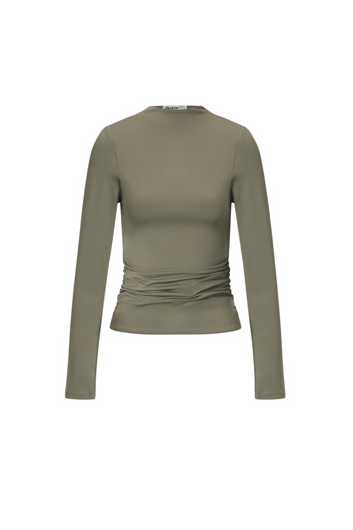 Dames top met lange mouwen van gebreid nylon – productfoto 11