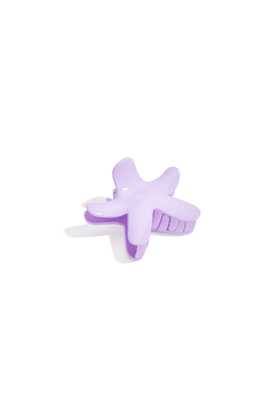 Pince à cheveux en plastique avec motif étoile de mer – coloris assortis