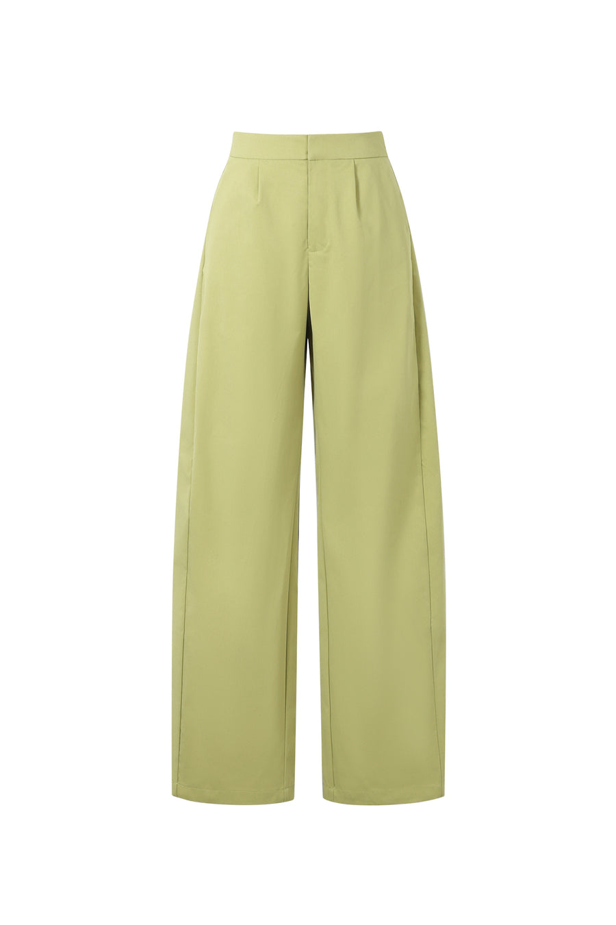 Dames barrel broek met hoge taille