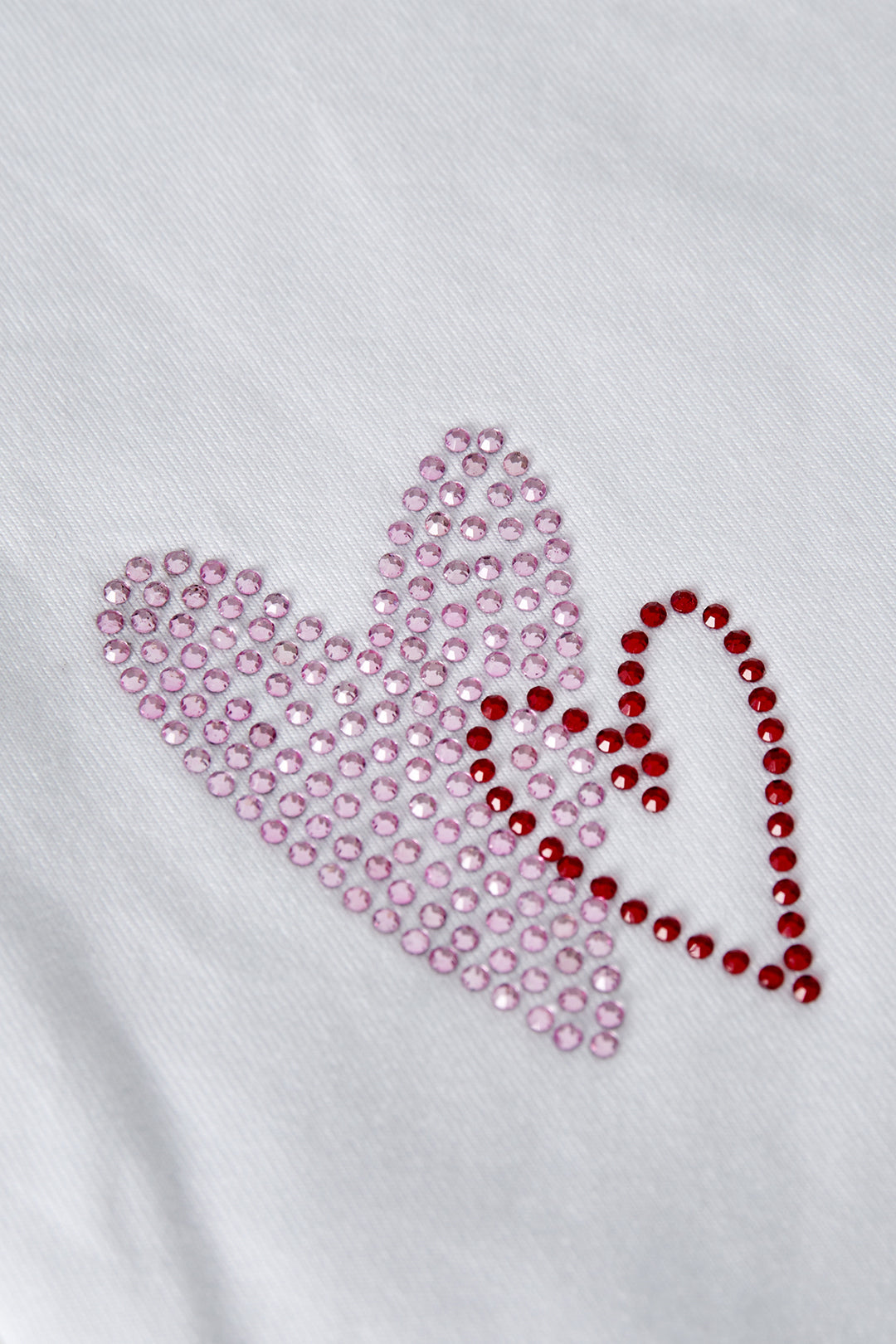 T-shirt enfant avec broderie cœur et col rond – photo 5