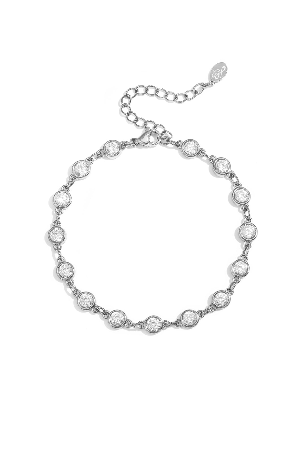 Bracelet jonc pour femme en acier inoxydable avec forme géométrique - couleur or et argent