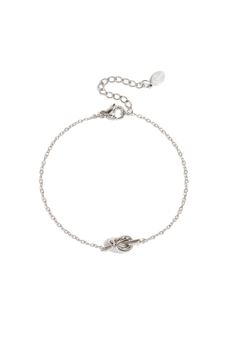 Bracelet à breloques pour femmes en acier inoxydable à forme organique – doré et argenté