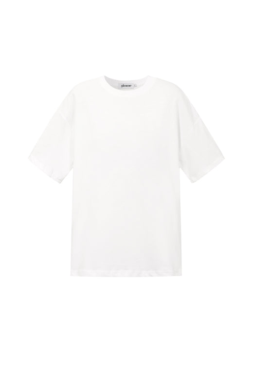 T-shirt femme col rond coupe décontractée – Tropicana