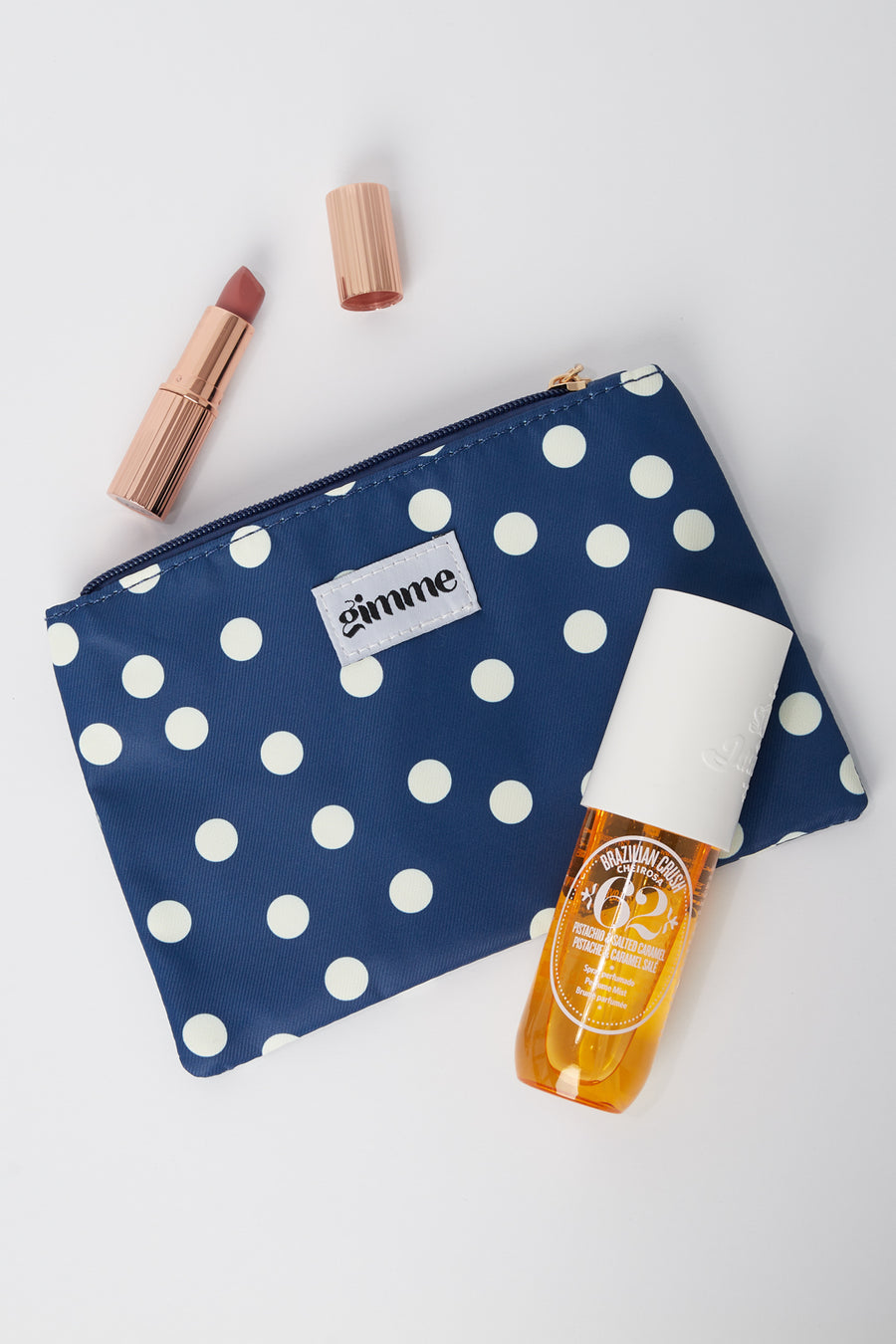 Polyester make-uptasje met stippen – productfoto 2