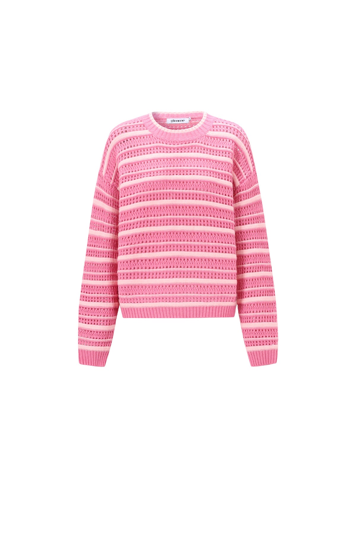 Dames casual gebreide trui met strepen – productfoto 11