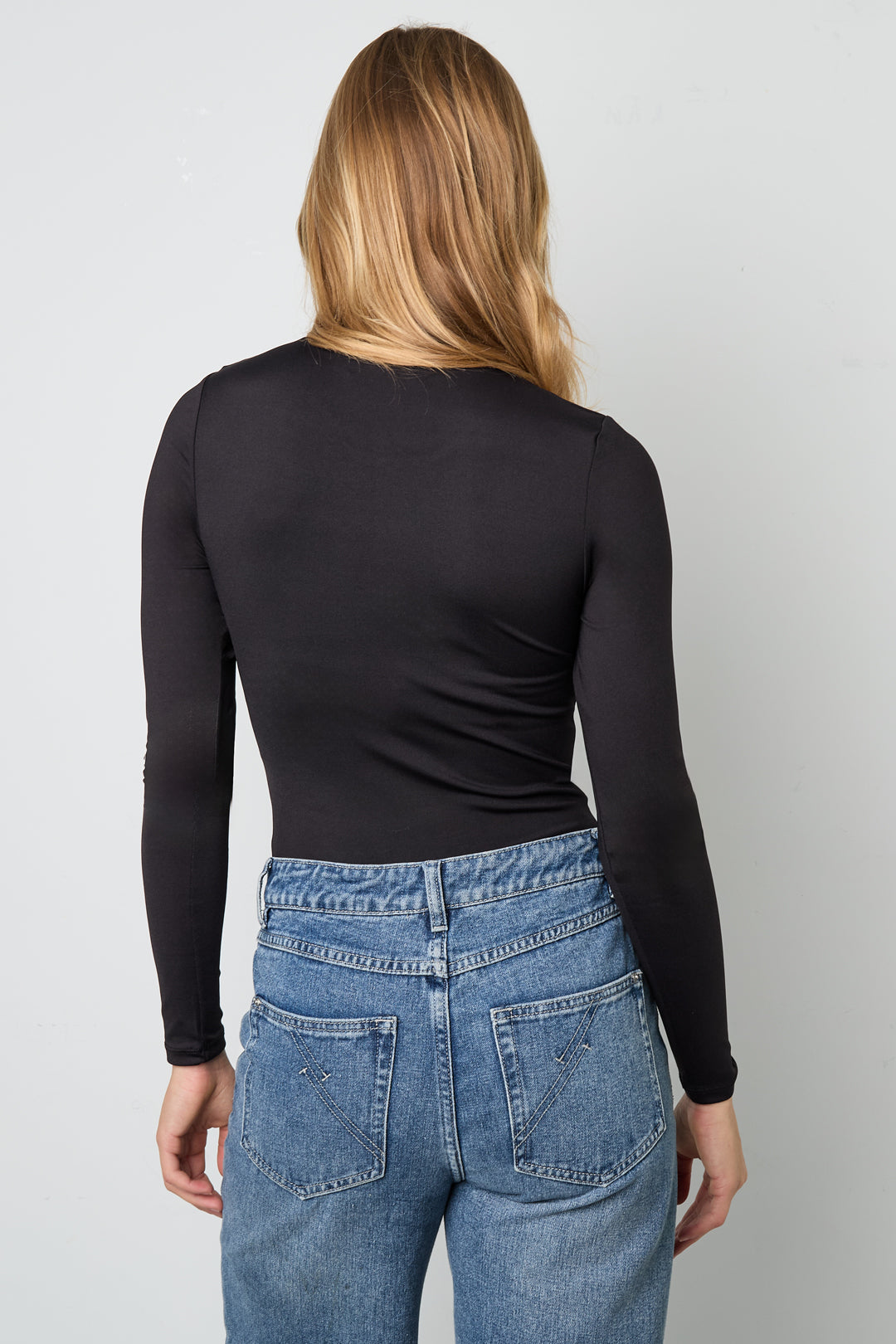 Dames basic bodyshaper van gebreid nylon – productfoto 10