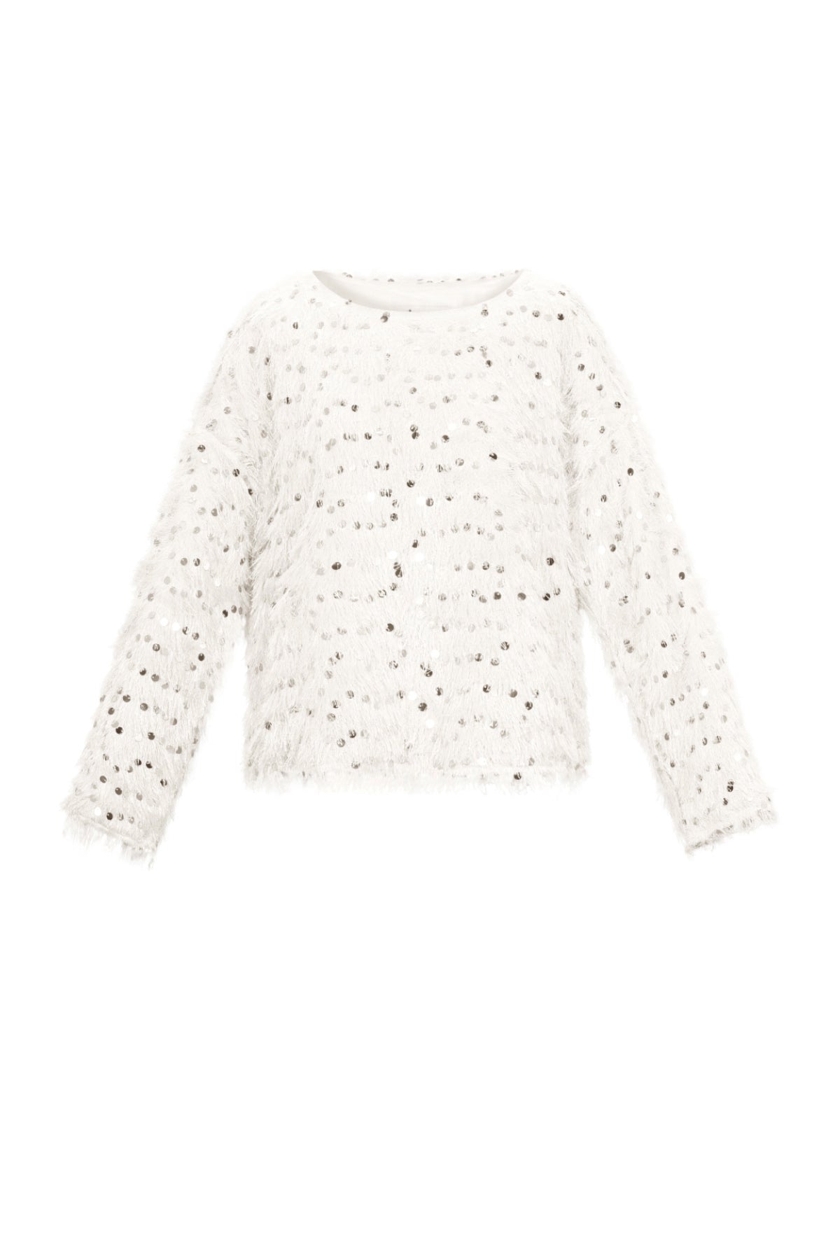 Haut à manches longues et sequins