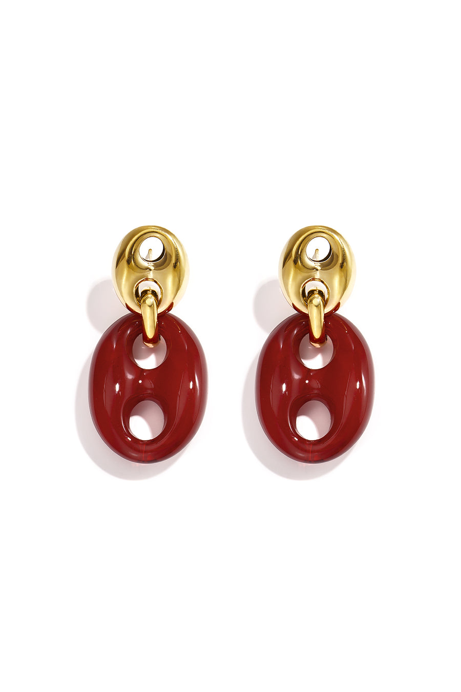 Acryl oorbellen met druppelvorm, geometrische stijl, casual, alledaags, eenvoudige serie, dames sieraden