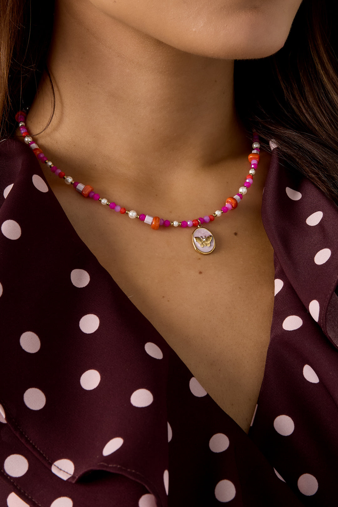 Ketting butterflies baby - Multi